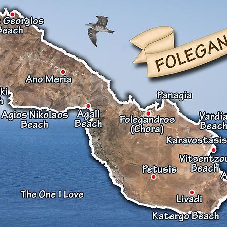 Light Blue Home Folegandros Town Luaran gambar