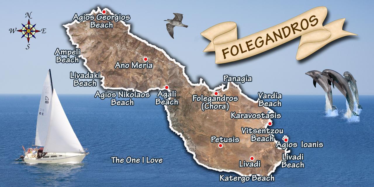 Light Blue Home Folegandros Town Luaran gambar
